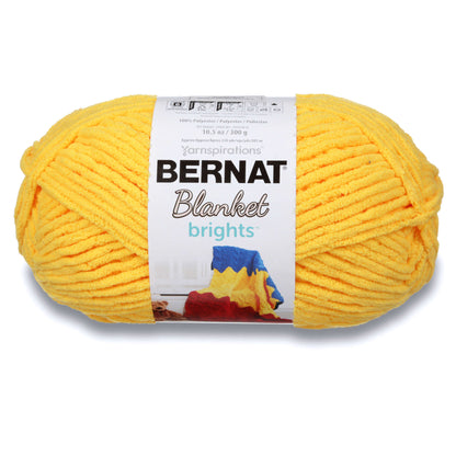 Bernat Blanket Brights Yarn (300g/10.5oz) School Bus Yellow