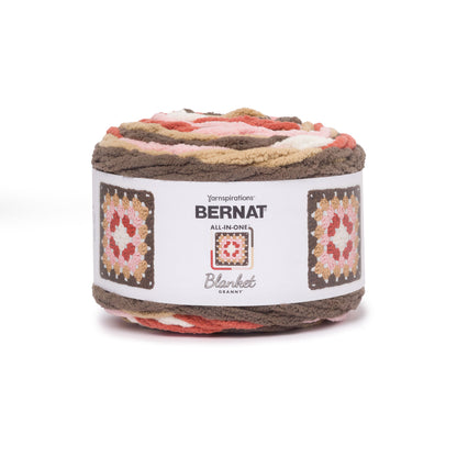 Bernat All In One Blanket Granny Yarn (240g/8.5oz) Choco Berry
