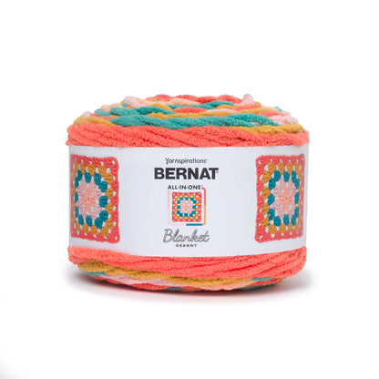 Bernat All In One Blanket Granny Yarn (240g/8.5oz) Throwback