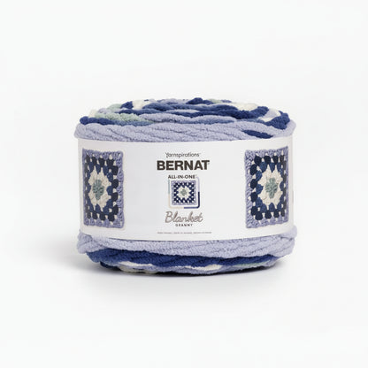 Bernat All In One Blanket Granny Yarn (240g/8.5oz) Double Denim