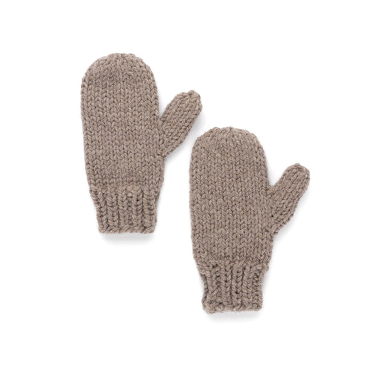 Bernat In a Snap Knit Mittens